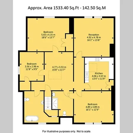 Apartmán Clifton Spacious 3 Bed & Parking - Simplycheckin *